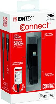 EMTEC Cle USB  iCOBRA2 32Go Noir