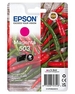 EPSON   Singlepack Magenta 503 Ink (C13T09Q34010)