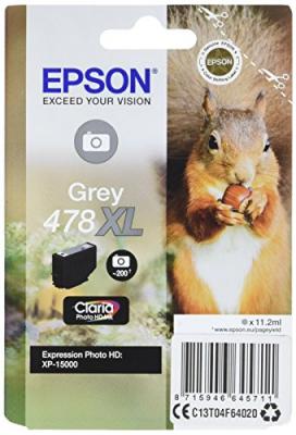 GENERIQUE Epson Cartouche d'encre 478 Gris Xl S&eacute;rie Ecureuil