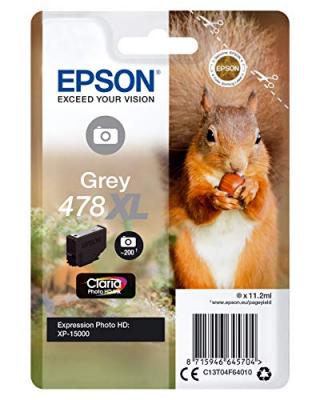 EPSON  Singlepack Grey 478XL Claria Photo Hd Ink