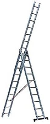 ESCALUX &Eacute;chelle transformable 3 plans 4.91 m - 