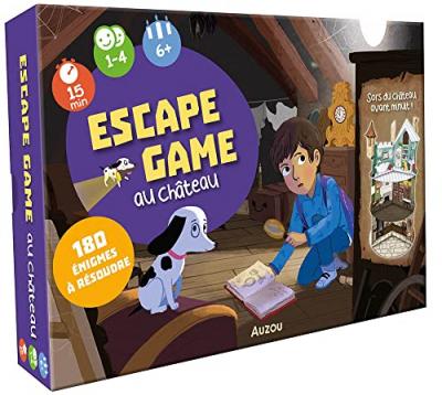 AUZOU Jeu de soci&eacute;t&eacute;  Escape game au ch&acirc;teau 