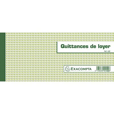 EXACOMPTA Quittances De Loyer 100x160mm - Carnet De 50
