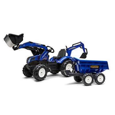 FALK Tractopelle New Holland avec excavatrice