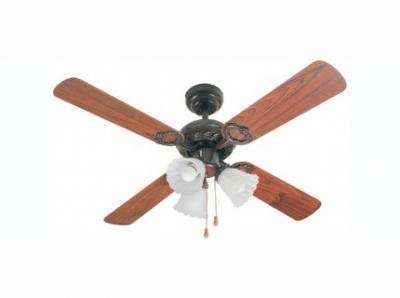 FARO BARCELONA Faro Ventilateur Lisboa 107cm Brun Fonc&eacute; Acajou