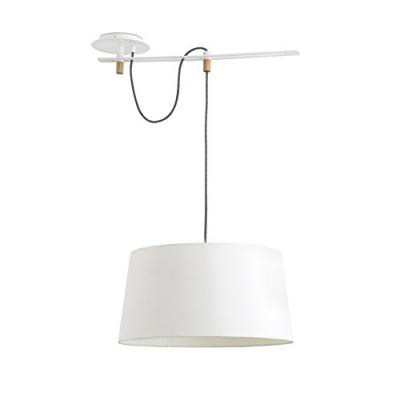 FARO INDOOR Faro Suspensions Fusta Blanc 1x E27 20W
