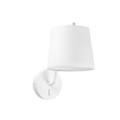 FARO INDOOR Applique abat jour berni blanc 1x e27 20w