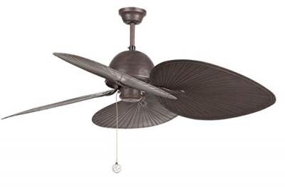 FARO BARCELONA Faro Ventilateur Cuba 132cm Brun Weng&eacute;