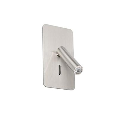 FARO INDOOR Aplique murale nickel mat Suau