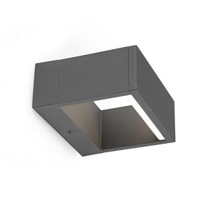 Faro Applique ext Alp Led 6W Gris Fonc&eacute;