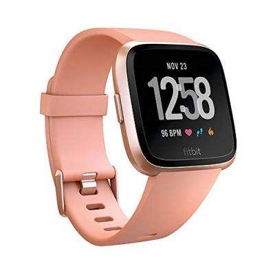FITBIT Montre connect&eacute;e  Versa P&ecirc;che