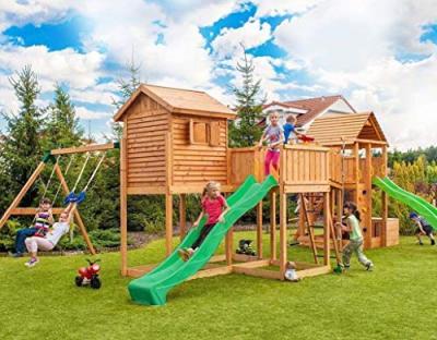 FUNGOO Plateforme de jeux en bois play box