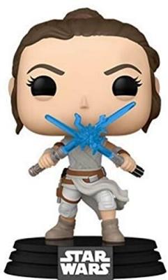 Figurine Funko Pop! - N&deg;434 - Star Wars - Rey W/2 Light Sabers