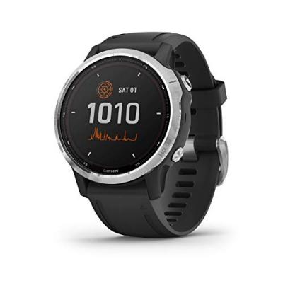 GARMIN  Fenix 6s Solar - 42 mm - Silver/Black