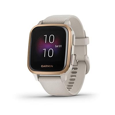 GARMIN Montre connect&eacute;e  Venu SQ Edition Musique  Beige