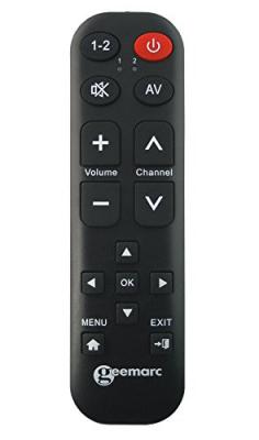 GEEMARC T&eacute;l&eacute;commande universelle TV 15 - Noir - 
