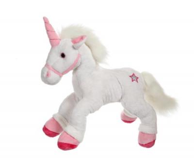GIPSY  Peluche Licorne F&eacute;erique Rose 42 cm