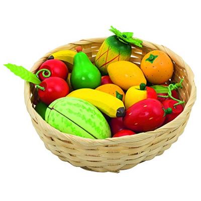 GOKI Corbeille de petits fruits en bois 