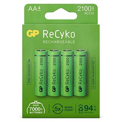 GP Lot de 4 piles rechargeables ReCyko Pro AA -  - 1800 mAh
