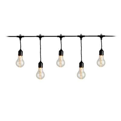 LUMINEO Guirlandes 20 LEDs - Longues - Blanc chaud - IP44