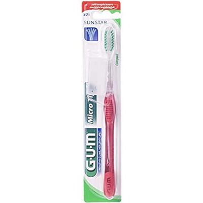 GUM  Micro Tip Souple Compacte 1 brosse &agrave; dents