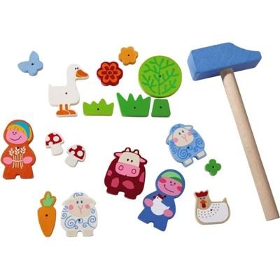 HABA  2380 - Jeu de Clous Meuh et M&ecirc;&ecirc;h