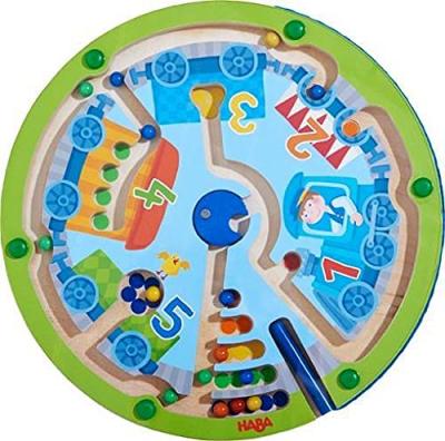HABA Jeu magn&eacute;tique le petit train de billes