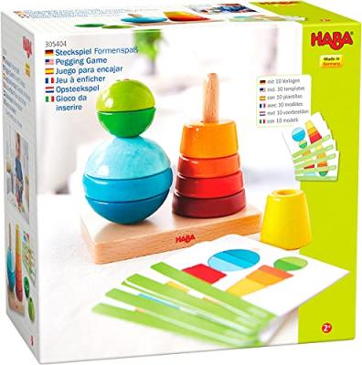 HABA Jeu &agrave; enficher  Plaisir des formes