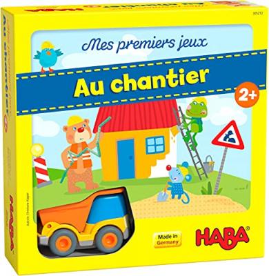 HABA Jeu de soci&eacute;t&eacute;  Mes premiers jeux Au chantier 