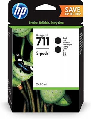 HP  cartouche d'encre 711 - Noir 80ml