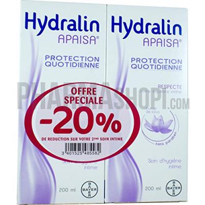 HYDRALIN Quotidien lot de 2 flacons de 200ml
