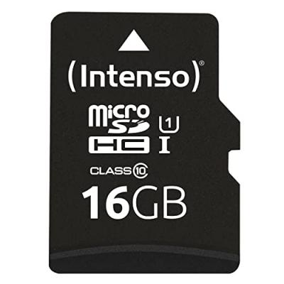 INTENSO Carte Micro-SD 16GB Classe 10 - 