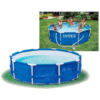 INTEX  28212GN Piscine hors-sol cadre m&eacute;tal avec &eacute;purateur 366 x 76 cm