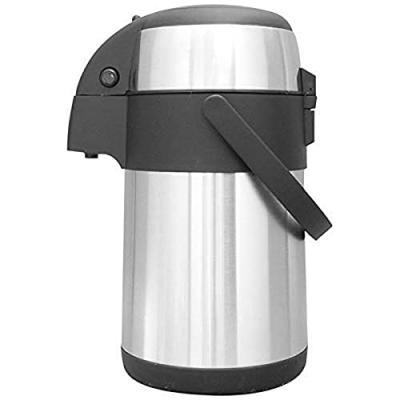 MANUTAN Pichet &agrave; pompe isotherme 1.9 L - inox