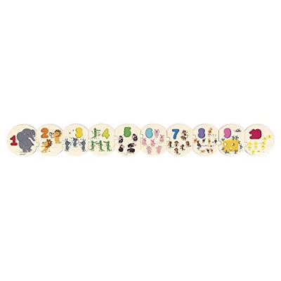 JANOD Puzzle j apprend a compter Jaune 