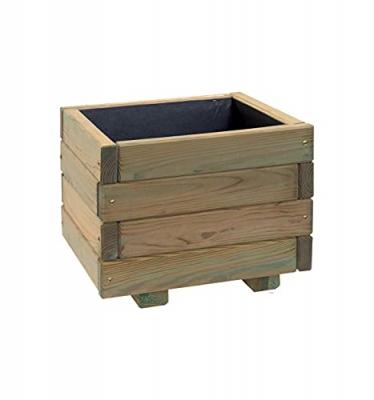 CERLAND Bac &agrave; fleurs en bois carr&eacute; first 40
