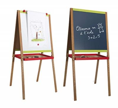 JEUJURA Grand tableau cr&eacute;atif en bois avec fonction dessin