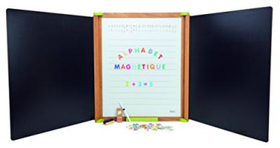 JEUJURA  Grand tableau triptyque en bois