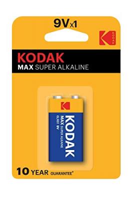 KODAK  Pile alcaline MAX 6LR61 - 9V 