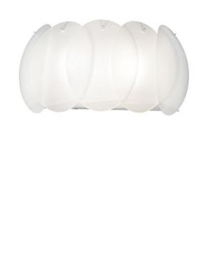 IDEAL LUX  Applique Ovalino Blanc 2x60W