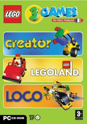 Lego 3 Games Creator Legoland Loco 