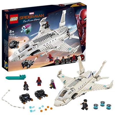 76130 L'attaque de Spider Man avec le jet de Stark