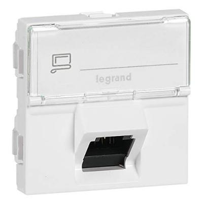 LEGRAND Mosaic 45X45 1 Rj45 Cat6A Ftp 45&deg;