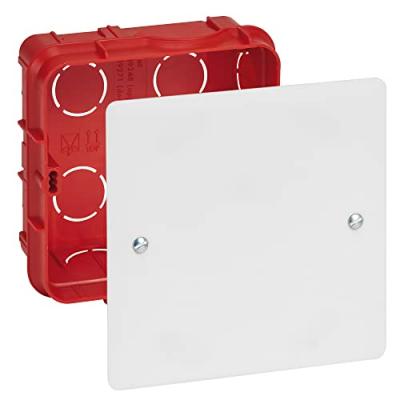 LEGRAND  - Bo&icirc;te &agrave; encastrer pour mur plein 85X85X40 mm