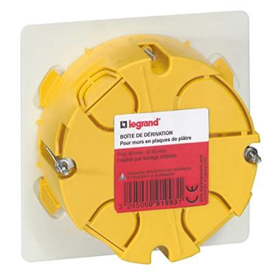 LEGRAND  - Bo&icirc;te &agrave; encastrer ronde pour mur creux