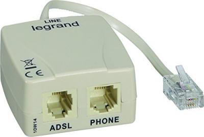 LEGRAND  Filtre ADSL pour prise RJ 45