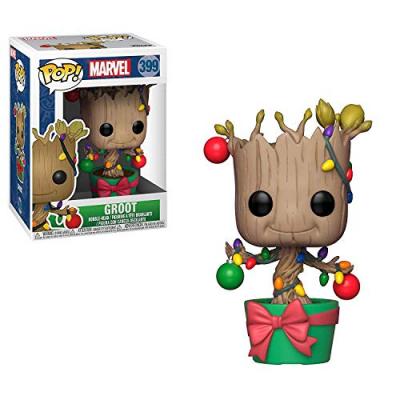 FUNKO Figurines Pop ! Groot Avec D&eacute;corations Marvel No&euml;l