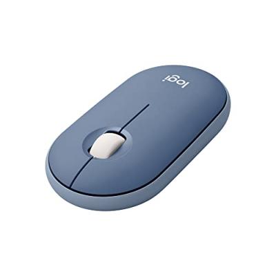 LOGITECH Souris sans fil Bluetooth  Pebble M350 Blueberry 