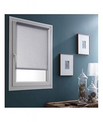 Store Easy roll tamisant gris clair l.67xh.170cm 
