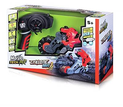 MAISTO Voiture radio command&eacute;e  Moto d&eacute;rapante Cyklone Drift 